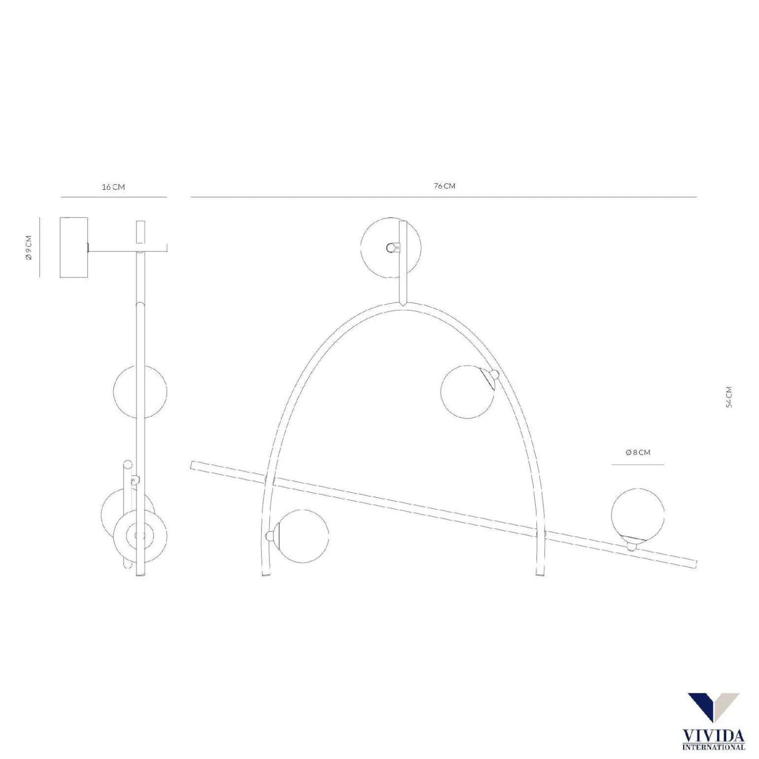 Kinkiet FREEDOM (0058.10) - Vivida