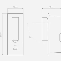 Kinkiet Fuse 3 z ładowaniem USB typu C (1215143) - Astro Lighting