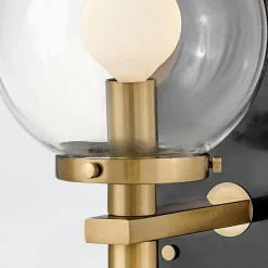 Kinkiet Gilda - IP44 - Czarny, klasyczny mosiądz (QN-GILDA-WB1-BK) - Quintiesse