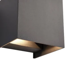 Kinkiet Glover CCT 2lt wall IP44 5.5W (97824) - Saxby