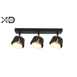 Kinkiet GX53 LED x3 czarny+złoty (XD-IK283B) - Xudo