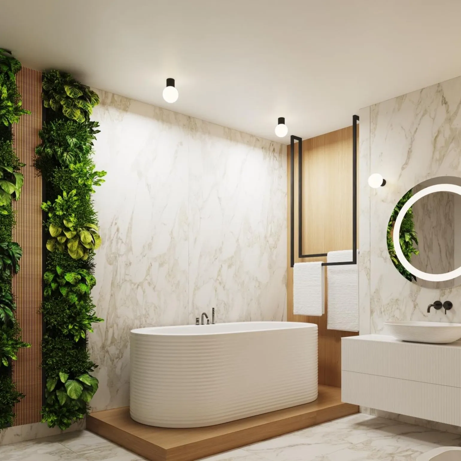 Kinkiet HALO czarny IP44 (SL.1712) - Sollux Lighting