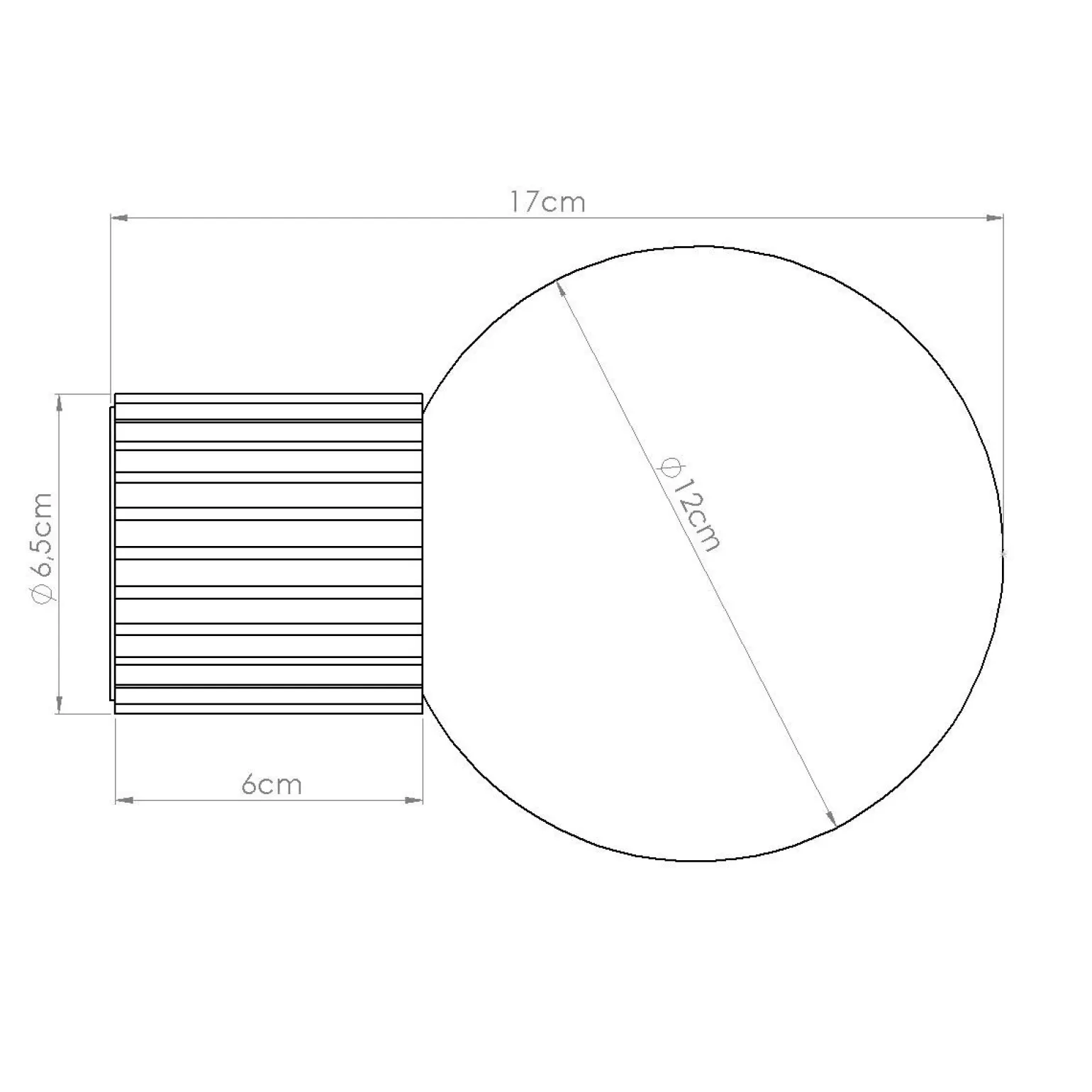 Kinkiet HALO czarny IP44 (SL.1712) - Sollux Lighting