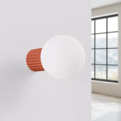 Kinkiet HALO ochra czerwona IP44 (SL.1727) - Sollux Lighting