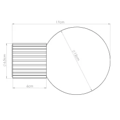 Kinkiet HALO ultramaryna IP44 (SL.1737) - Sollux Lighting