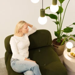 Kinkiet HALO zielony oliwkowy IP44 (SL.1722) - Sollux Lighting