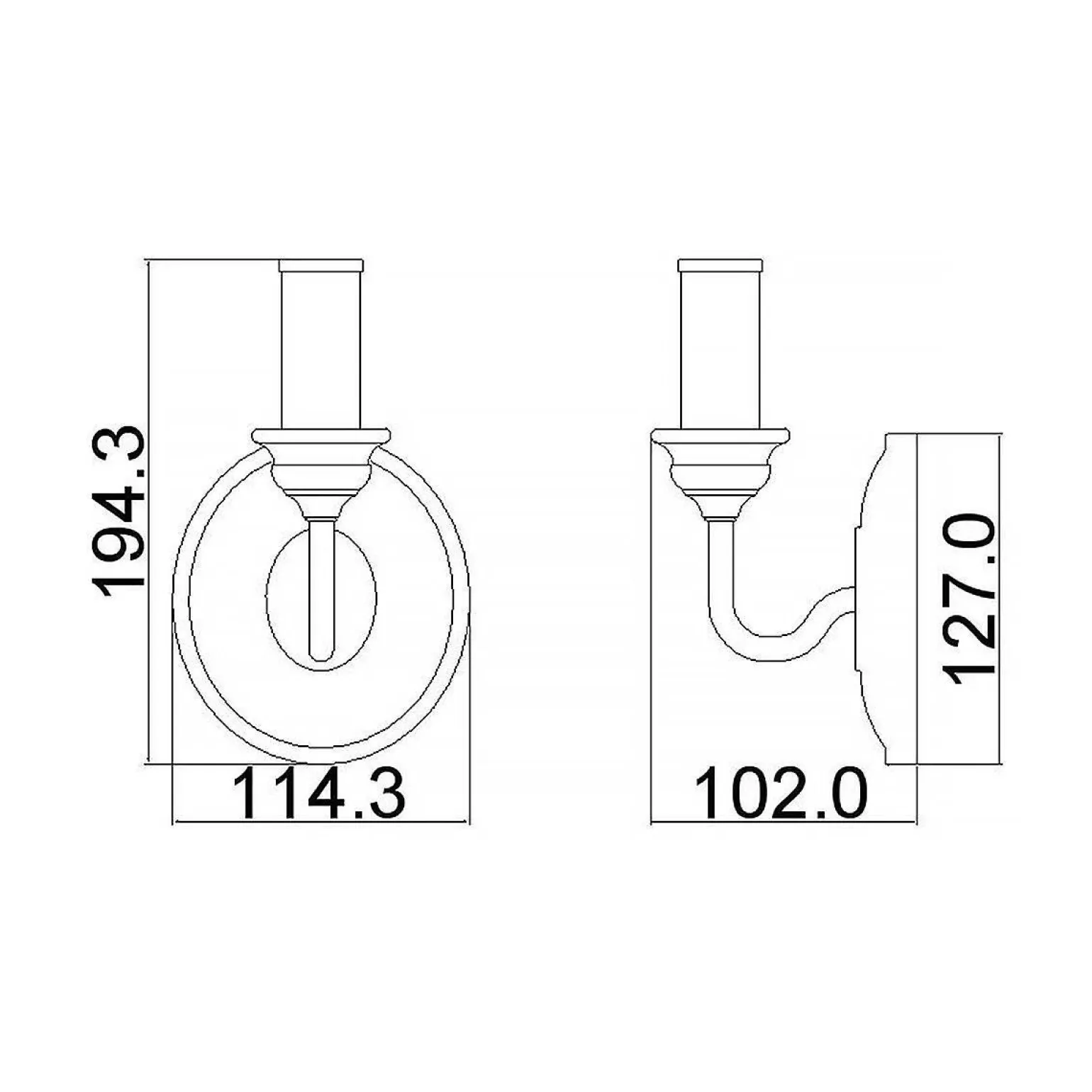 Kinkiet Hartsville (FE-HARTSVILLE1) - Elstead Lighting