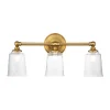 Kinkiet Huguenot Lake (FE-HUGOLAKE3BATH-BB) - Elstead Lighting
