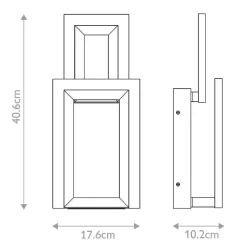 Kinkiet Inizio - Matowa czerń (QN-INIZIO-1W-BK) - Quintiesse