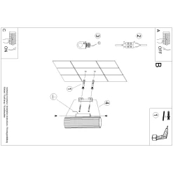 Kinkiet KARBON 20 taupe (SL.1760) - Sollux Lighting