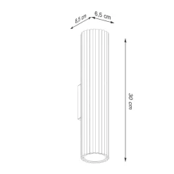 Kinkiet KARBON 30 złoty (SL.1558) - Sollux Lighting