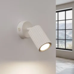 Kinkiet KARBON beżowy z włącznikiem (SL.1598) - Sollux Lighting