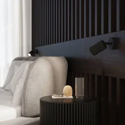 Kinkiet KARBON czarny z włącznikiem (SL.1579) - Sollux Lighting