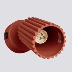 Kinkiet KARBON ochra czerwona z włącznikiem (SL.1636) - Sollux Lighting