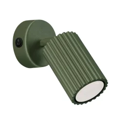 Kinkiet KARBON zielony oliwkowy z włącznikiem (SL.1617) - Sollux Lighting