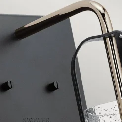 Kinkiet Kitner - 1 źródło światła - Polerowany nikiel (QN-KITNER1-PN) - Quintiesse