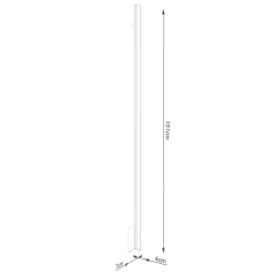 Kinkiet LAGOM 150 ochra czerwona LED 4000K (TH.517) - Thoro Lighting