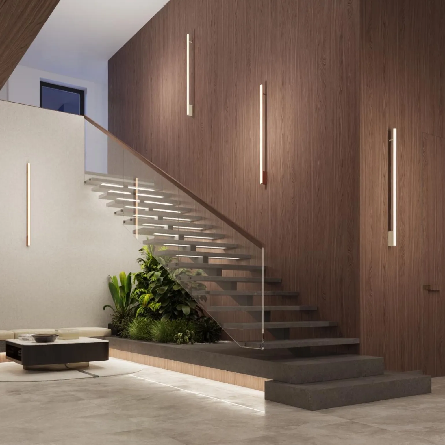 Kinkiet LAGOM 90 złoty LED 4000K (TH.506) - Thoro Lighting