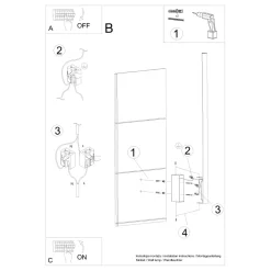 Kinkiet LAHTI 50 zielony oliwkowy LED 3000K (TH.435) - Thoro Lighting