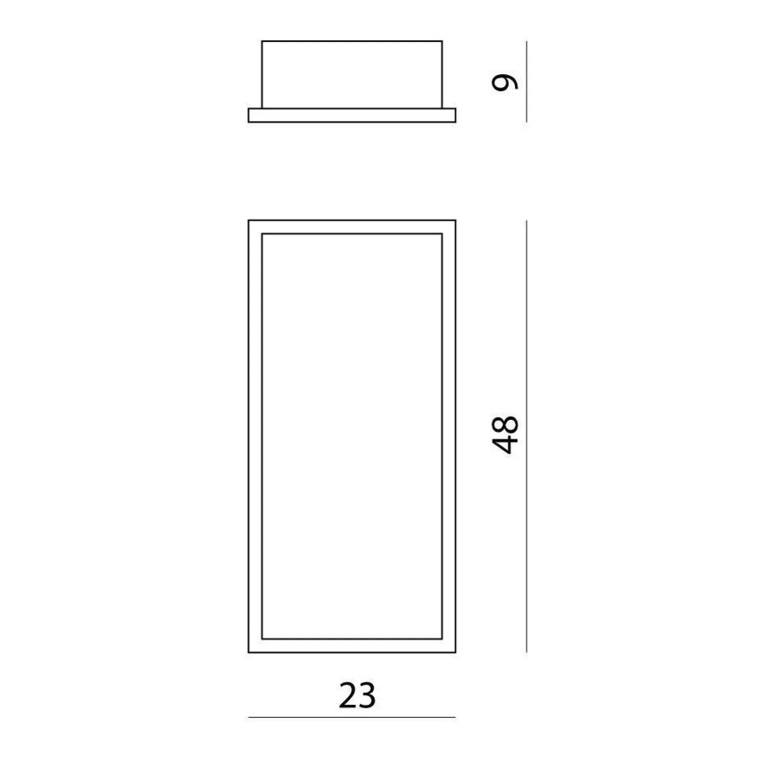 Kinkiet LED EDO kol. biały (67079) Ramko