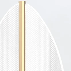 Kinkiet LED Floriana - Naturalny mosiądz (QN-FLORIANA-1W-NBR) - Quintiesse