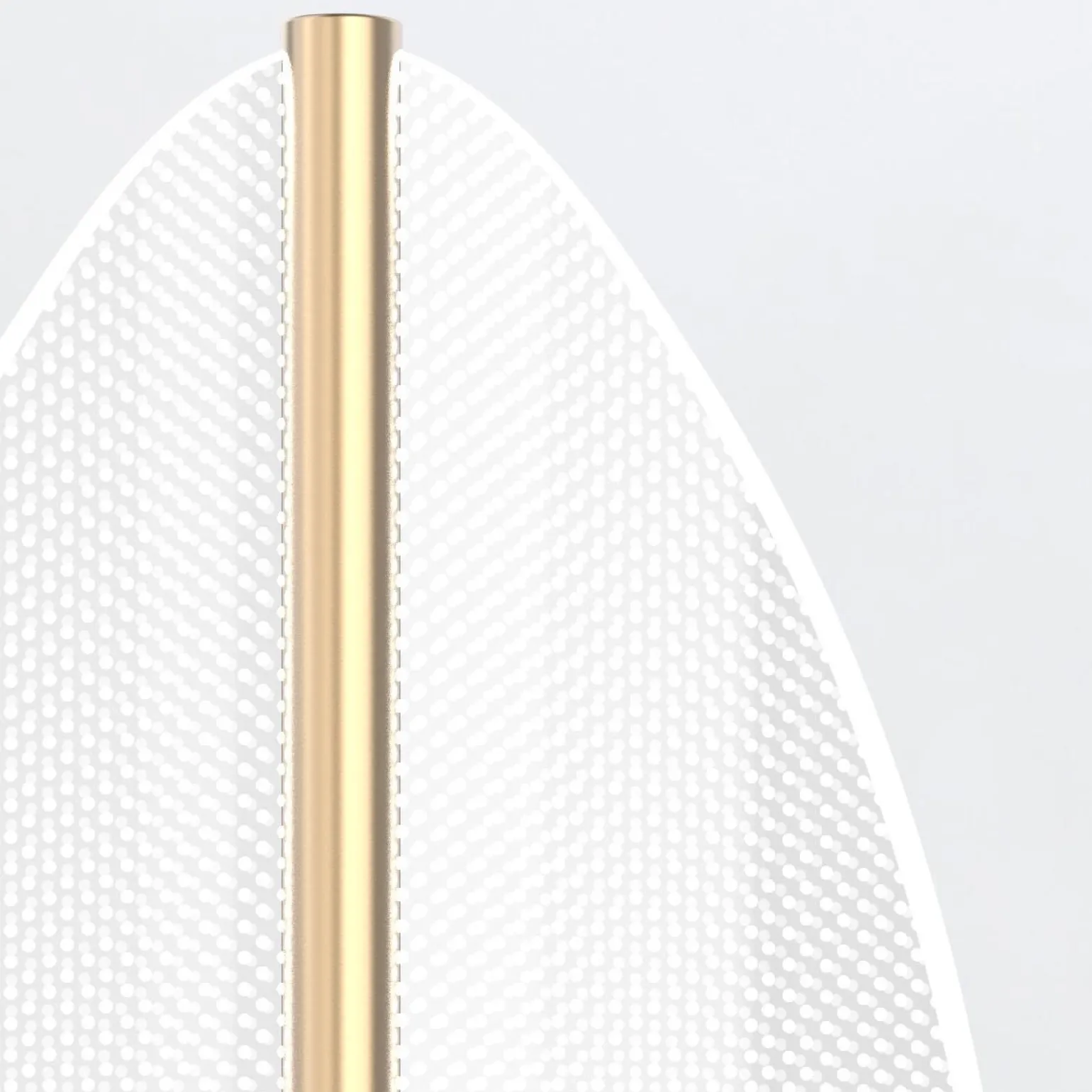 Kinkiet LED Floriana - Naturalny mosiądz (QN-FLORIANA-1W-NBR) - Quintiesse