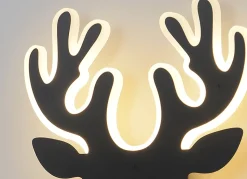 Kinkiet LED Jeleń Deer 2 Czarny (ABIGALI-DEER-2-B)