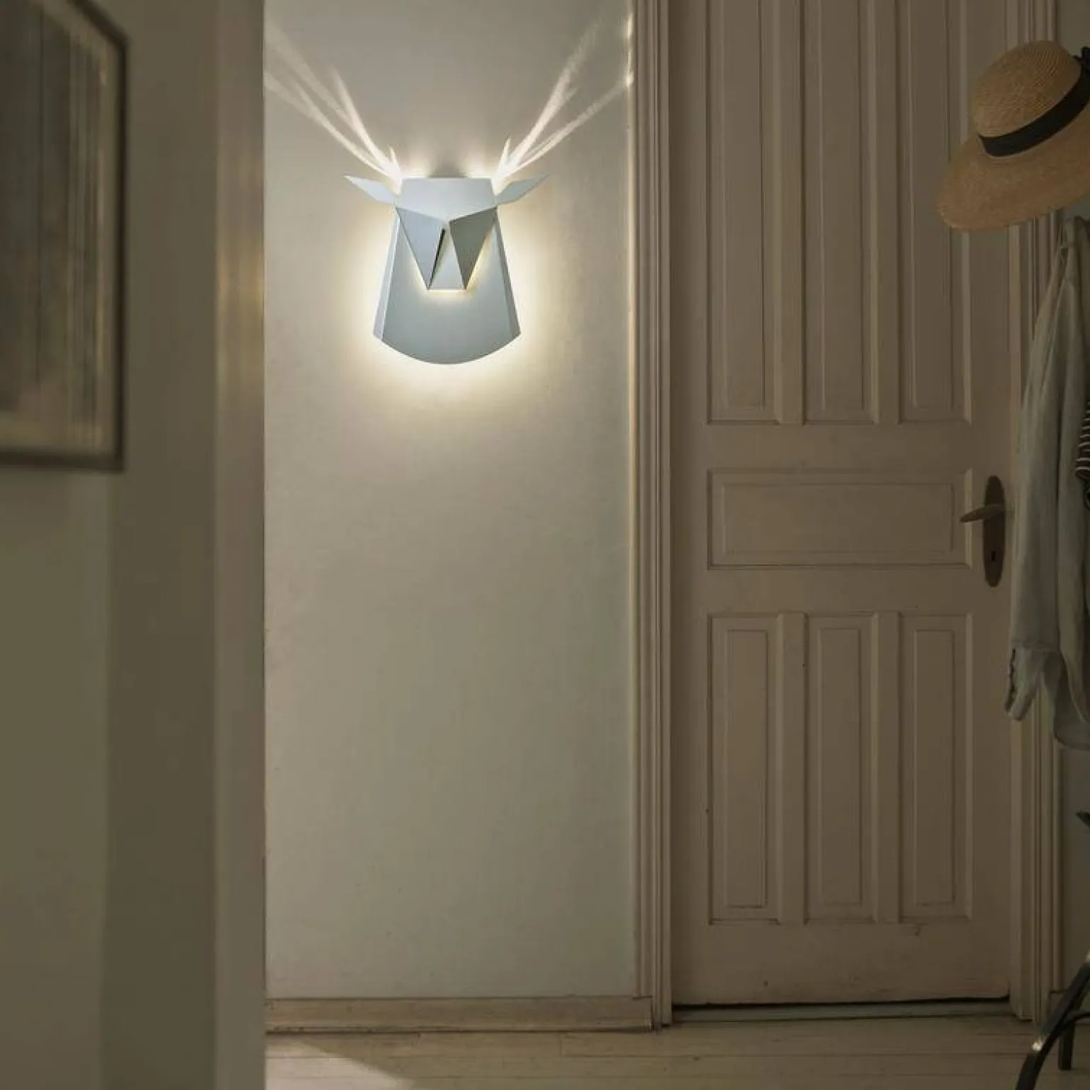 Kinkiet LED Jeleń„ Deer biały (ABIGALI-DEER-W)