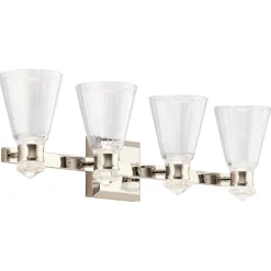 Kinkiet LED Kayva - 4 źródła światła (QN-KAYVA4-PN) - Quintiesse