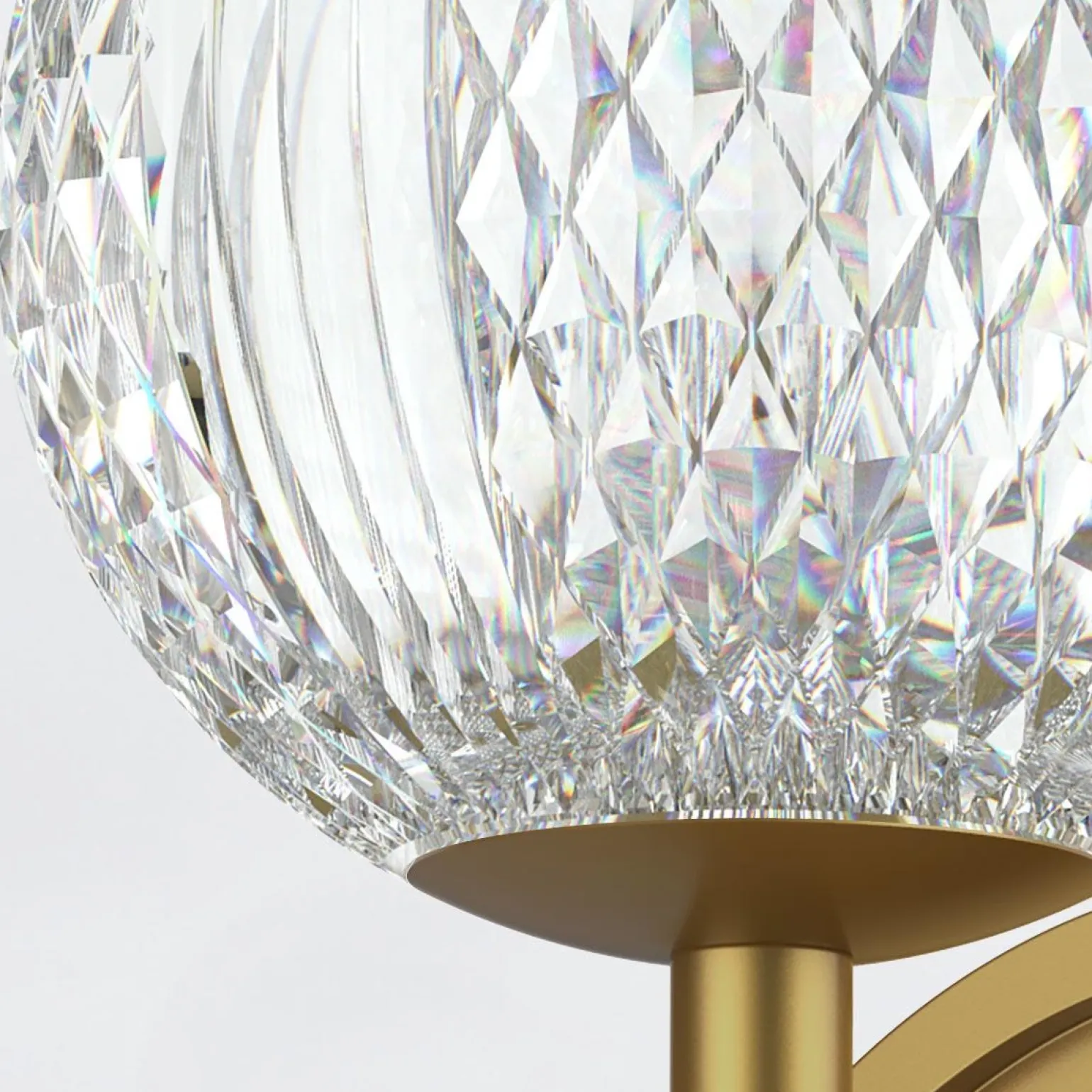 Kinkiet LED Marni - Naturalny mosiądz (QN-MARNI-1WB-NBR) - Quintiesse