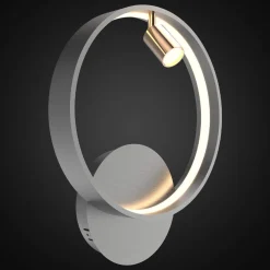 Kinkiet ledowy Spectra No.1 Altavola Design (LA114/W_40_grey_gold) - ALTAVOLA DESIGN