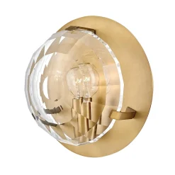 Kinkiet Leo - 1 źródło światła - Klasyczny mosiądz (QN-LEO-WB1-HB) - Quintiesse