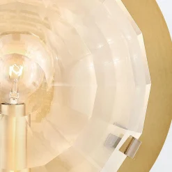 Kinkiet Leo - 1 źródło światła - Klasyczny mosiądz (QN-LEO-WB1-HB) - Quintiesse