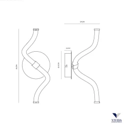 Kinkiet LIGHT LINE (0090.20.CR) - Vivida