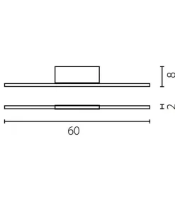 Kinkiet Listwa Led 60 kolor (67010) Ramko
