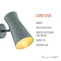 Kinkiet LORD (8766) - Argon