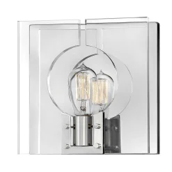 Kinkiet Ludlow - 1 źródło światła - Polerowany nikiel (QN-LUDLOW1-PN) - Quintiesse