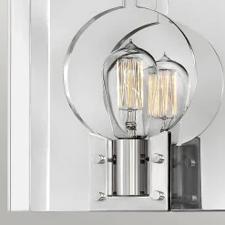 Kinkiet Ludlow - 1 źródło światła - Polerowany nikiel (QN-LUDLOW1-PN) - Quintiesse