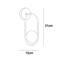 Kinkiet Lupus (WL-3965-1-BRO) - Italux