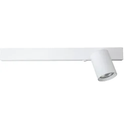 Kinkiet Magnet 9W+1xGU10 3000/4000K Biały Prawy (ML1128) - Milagro