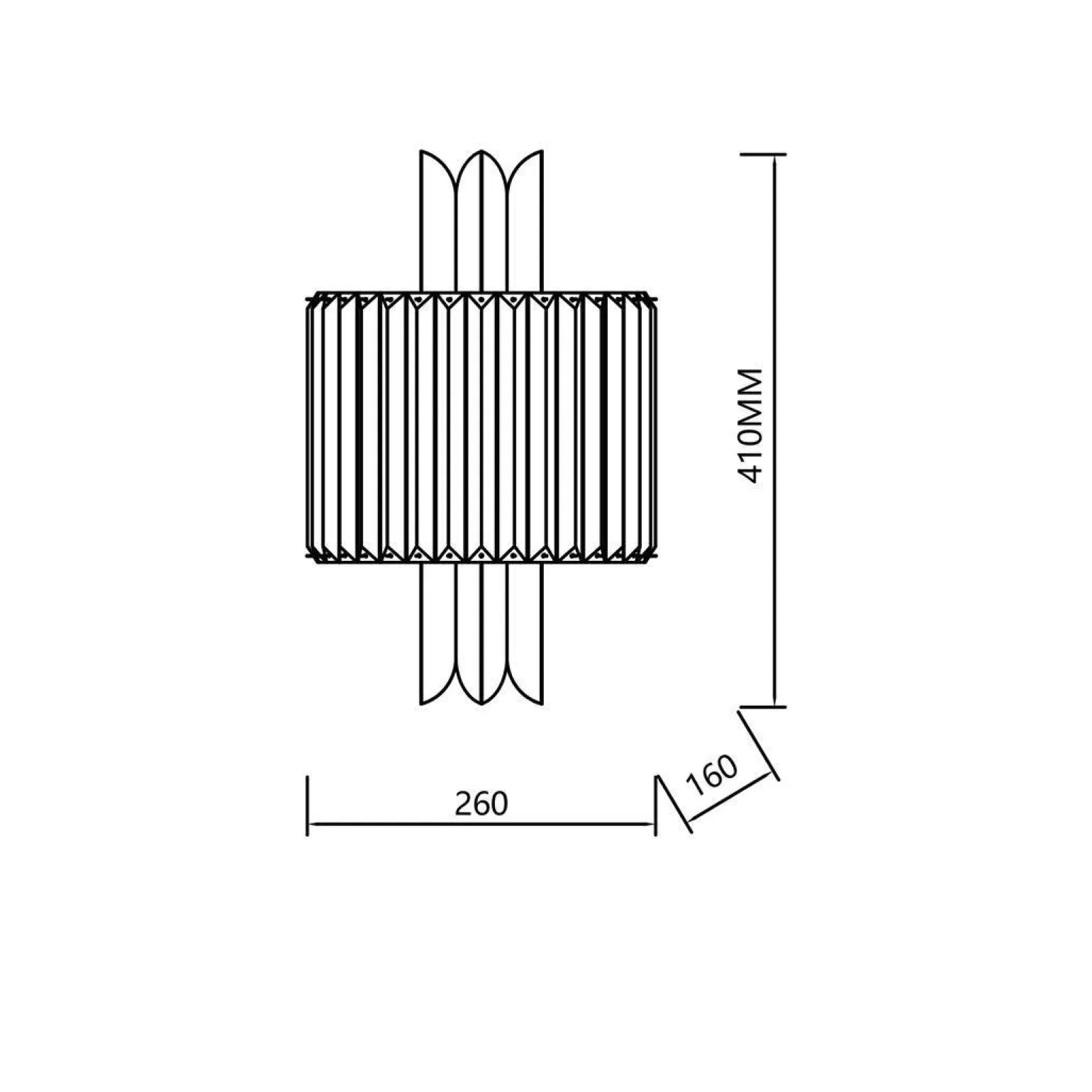 Kinkiet MARGOT CHROME 2xE14 (ML0412) - Milagro