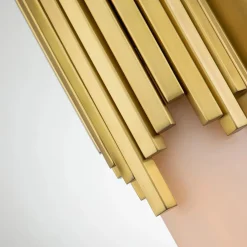 Kinkiet Marvele - 2 źródła światła - Postarzany mosiądz (MARVELE-2WB-AB-OPAL) - Elstead Lighting