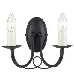 Kinkiet Minster (MN2-BLACK) - Elstead Lighting