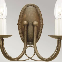 Kinkiet Minster (MN2-BLK-GOLD) - Elstead Lighting