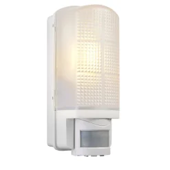 Kinkiet Motion PIR 1lt wall IP44 60W (48740) - Saxby