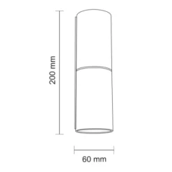 Kinkiet NEMURO (biały) (7469) - Shilo