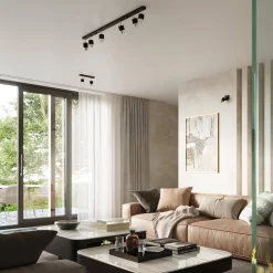 Kinkiet NERO czarny/chrom (SL.1064) - Sollux