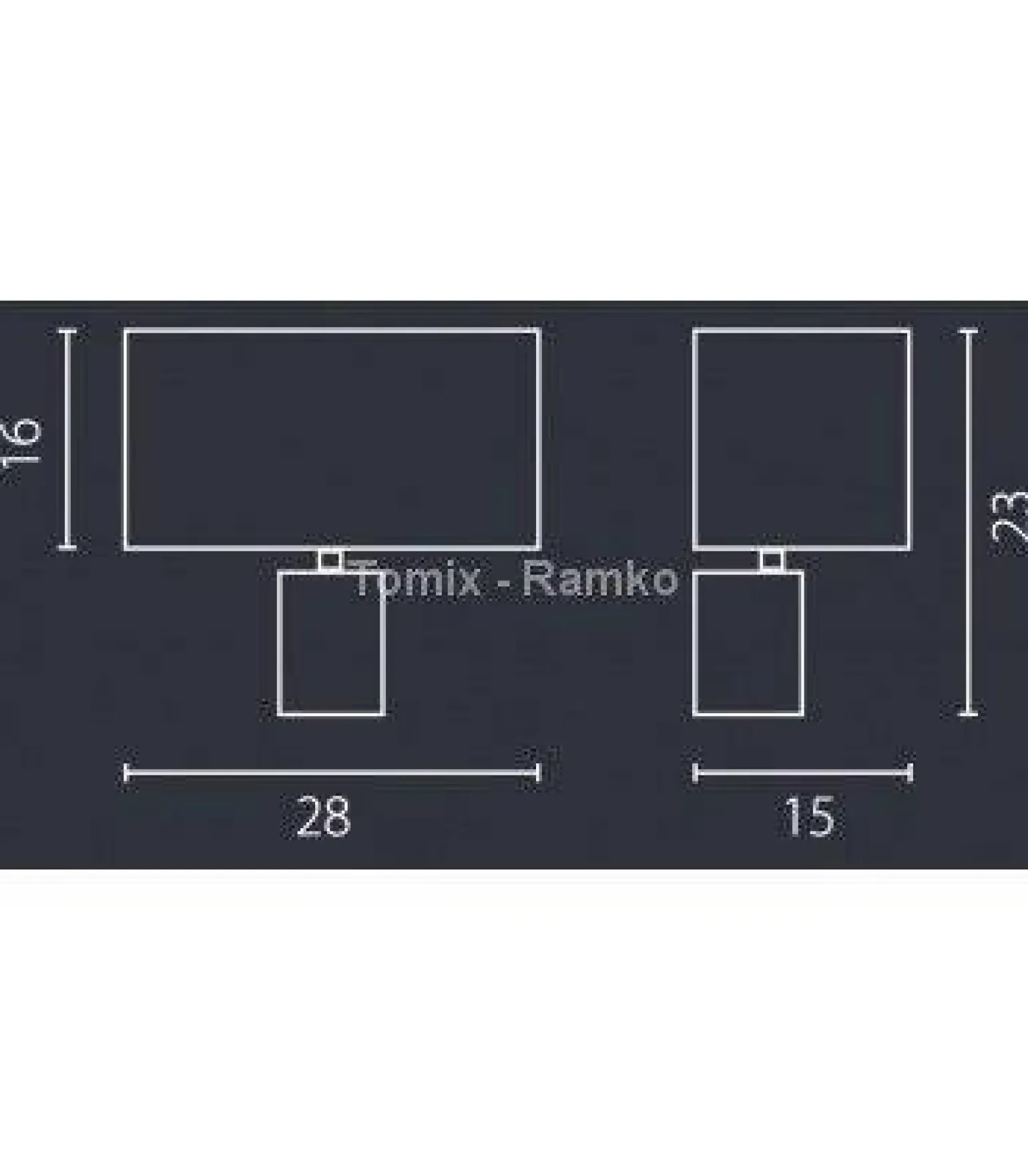 Kinkiet NODO kolor (67597 - Ramko)