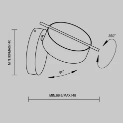Kinkiet Nuance (MOD180WL-L4B3K1) - Maytoni