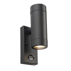 Kinkiet Odyssey PIR 2lt wall IP44 7W (97822) - Saxby
